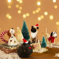 Sale Sass and Belle Pug Santa Hanging Decoration