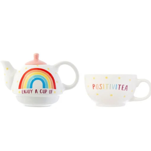 Discount Sass and Belle Rainbow Positivitea Tea For One