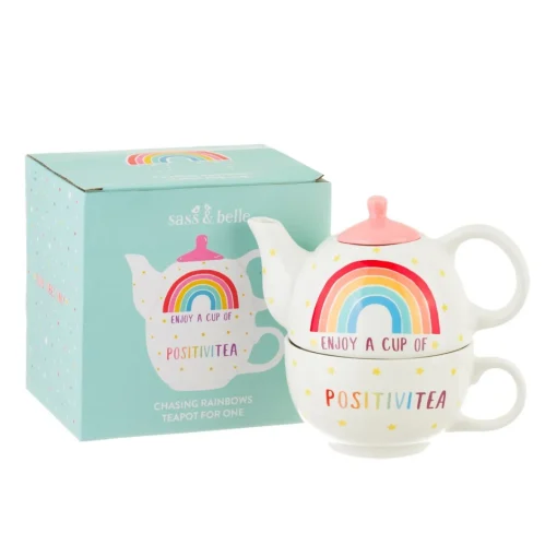 Discount Sass and Belle Rainbow Positivitea Tea For One