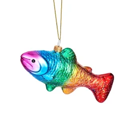 Online Sass and Belle Rainbow Trout Shaped Bauble