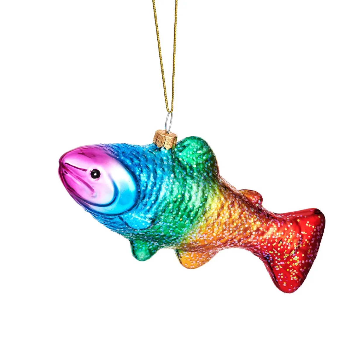 Online Sass and Belle Rainbow Trout Shaped Bauble