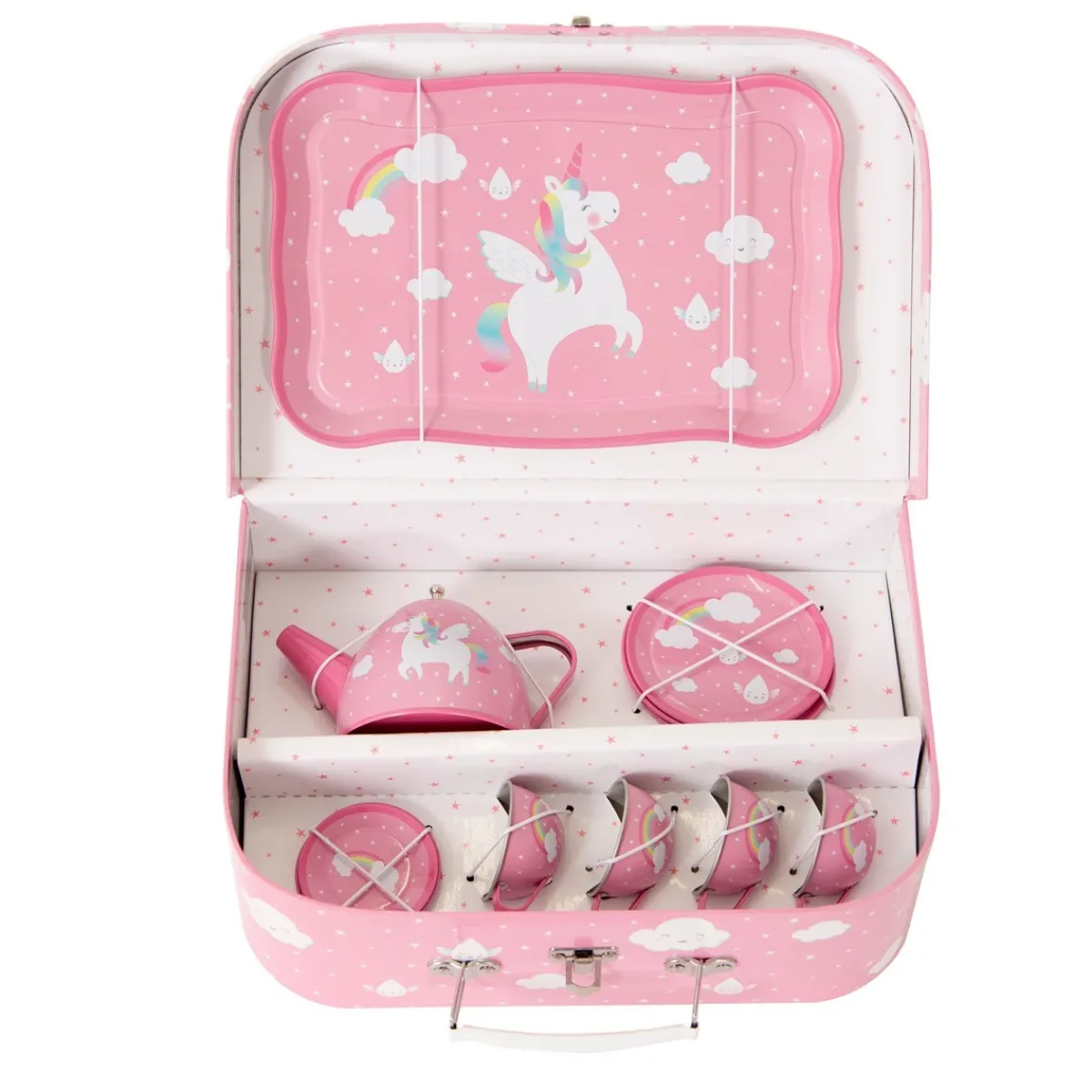 New Sass and Belle Rainbow Unicorn Kids' Tea Set
