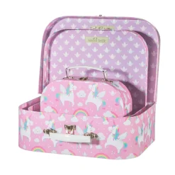 Outlet Sass and Belle Rainbow Unicorn Suitcases - Set of 3