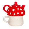 Clearance Sass and Belle Red Mushroom Tea for One