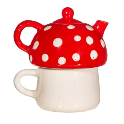 Clearance Sass and Belle Red Mushroom Tea for One