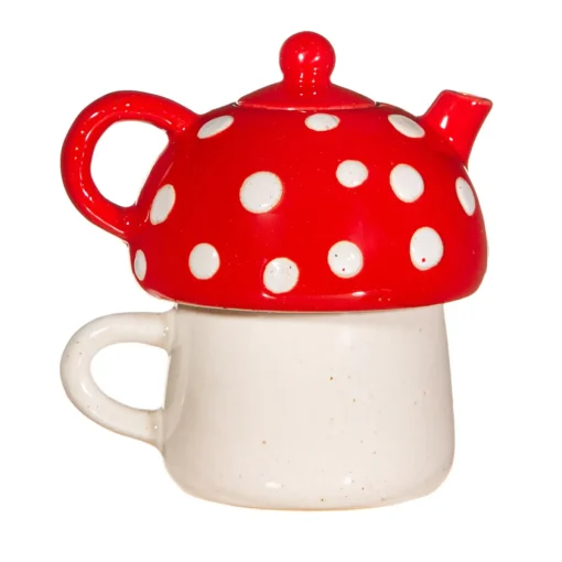 Clearance Sass and Belle Red Mushroom Tea for One