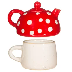 Clearance Sass and Belle Red Mushroom Tea for One