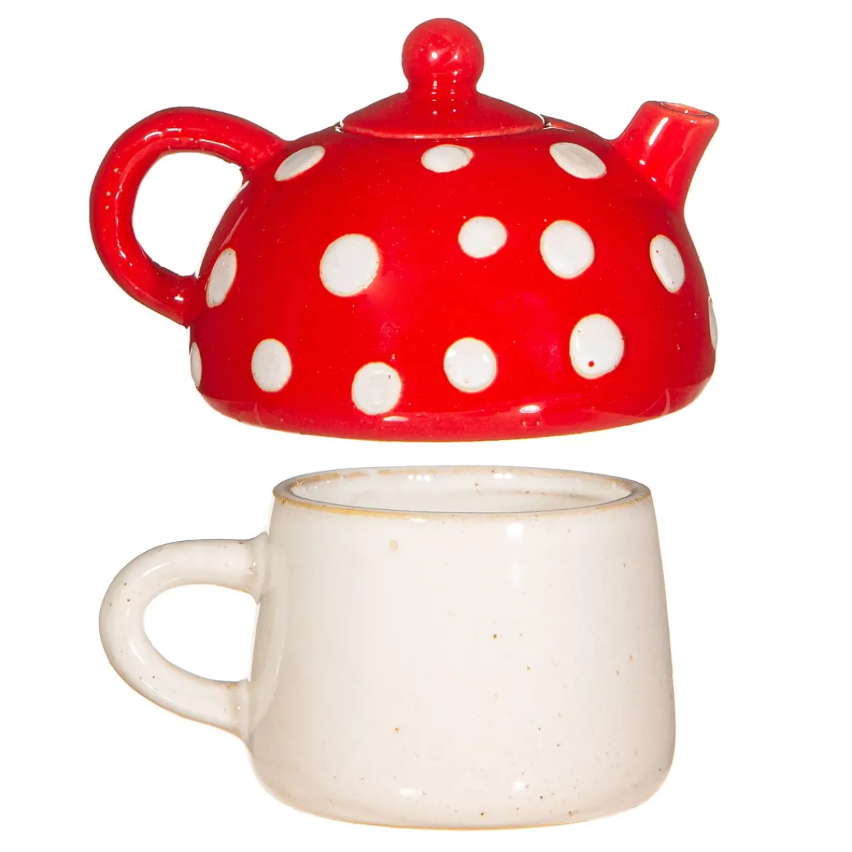 Clearance Sass and Belle Red Mushroom Tea for One