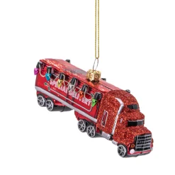 Sass and Belle Red Truck Shaped Bauble