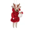 Sale Sass and Belle Reindeer in Puffer Jacket Hanging Decoration