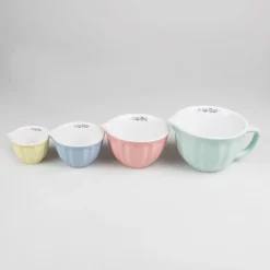Hot Sass and Belle Retro Pastel Measuring Cups - Set of 4