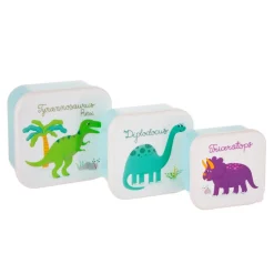 Best Sass and Belle Roarsome Dinosaurs Lunch Boxes - Set of 3