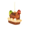 Discount Sass and Belle Roosting Hen Shaped Bauble