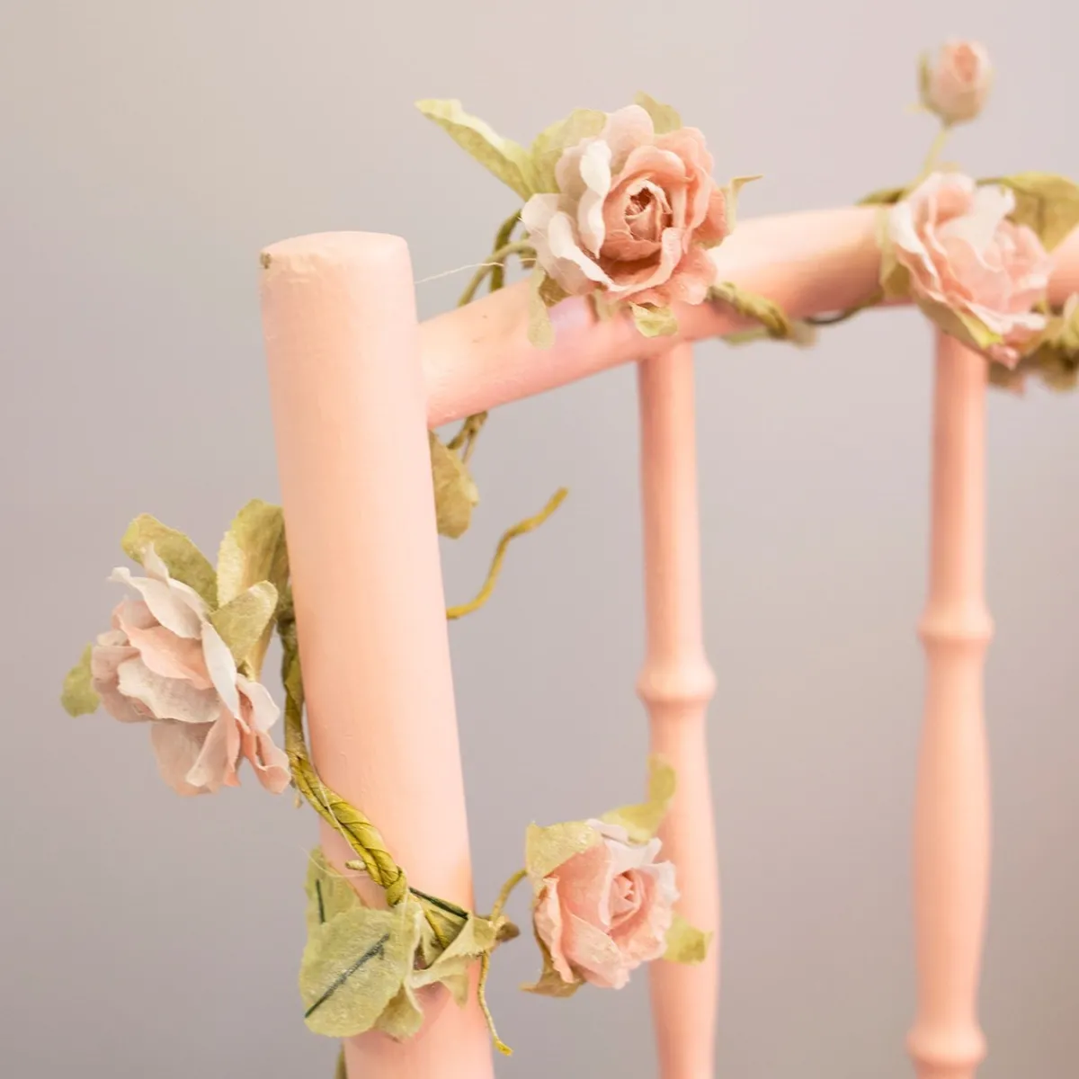 Sass and Belle Rose Garland Light Pink