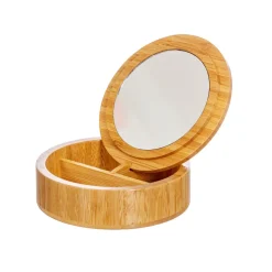 Discount Sass and Belle Round Bamboo Jewellery Box