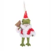 Best Sass and Belle Santa Frog Felt Decoration