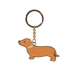 Best Sass and Belle Sausage Dog Enamel Keyring