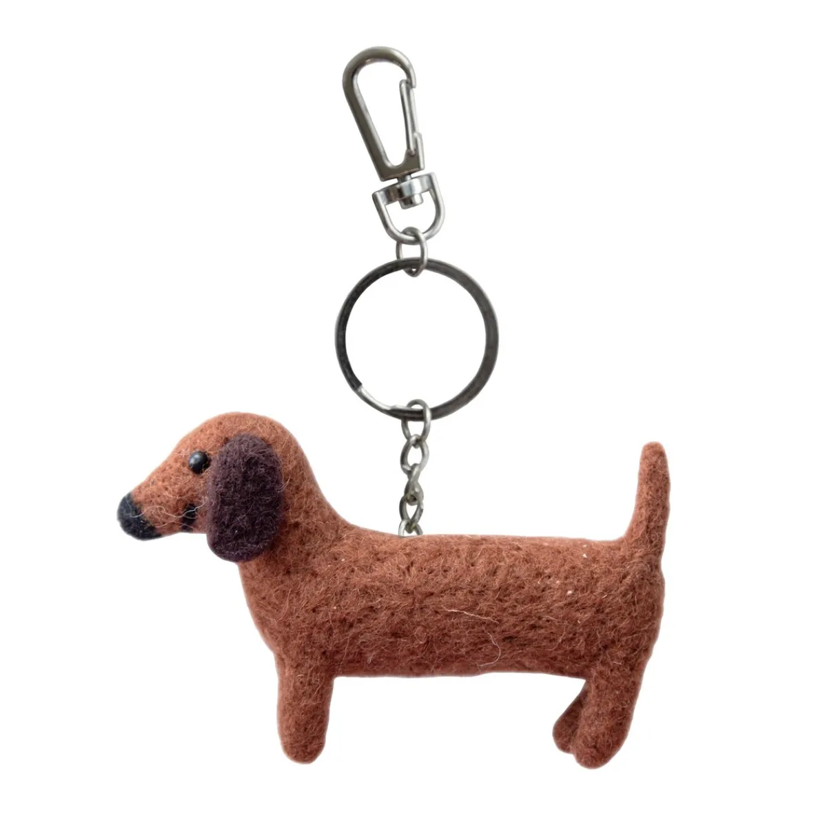 Outlet Sass and Belle Sausage Dog Felt Keyring