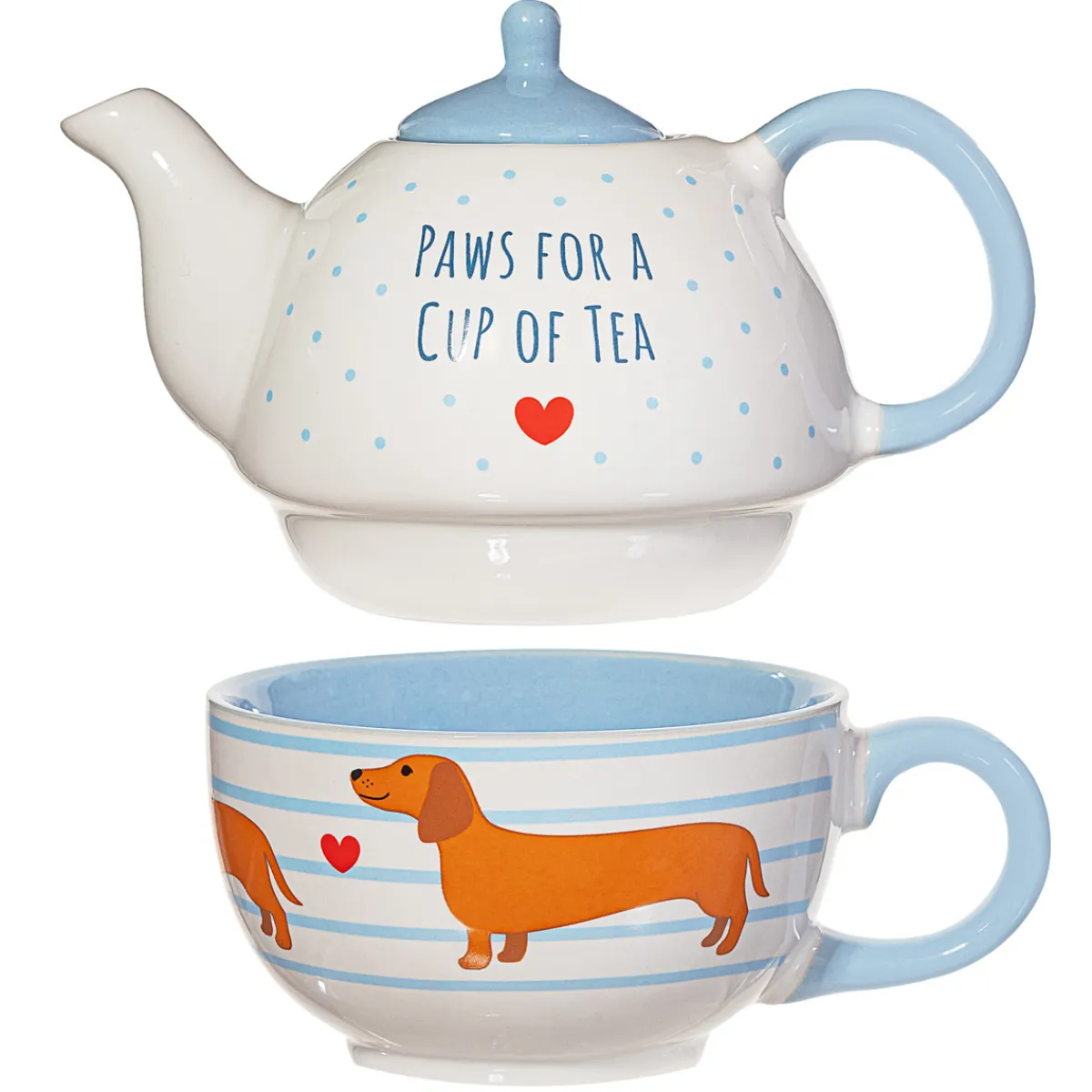 Online Sass and Belle Sausage Dog Tea for One