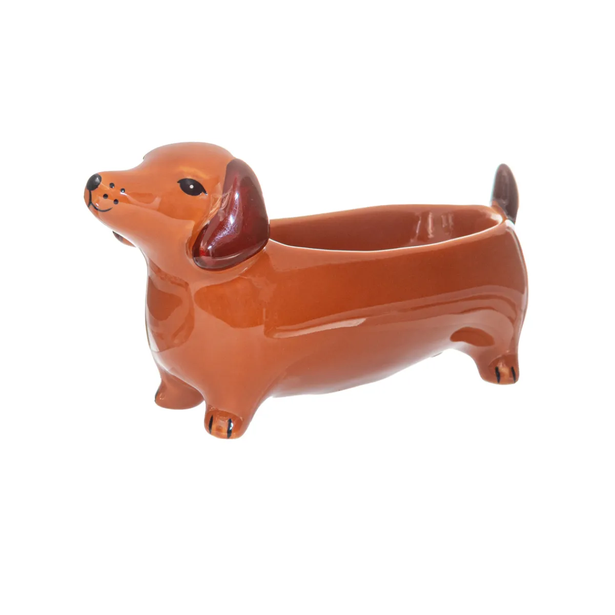 Hot Sass and Belle Sausage Dog Trinket Dish