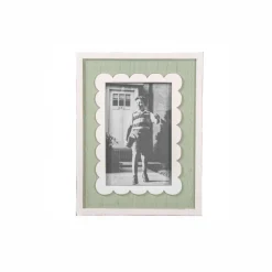 Outlet Sass and Belle Scalloped Green Photo Frame