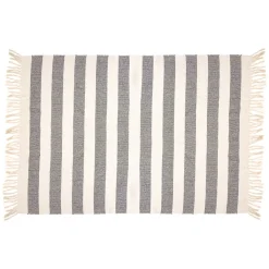 New Sass and Belle Scandi Boho Stripe Blanket Throw