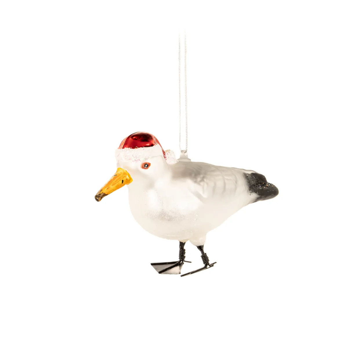 Hot Sass and Belle Seagull Shaped Bauble