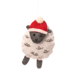 Discount Sass and Belle Sheep Flat Felt Decoration - Set of 3