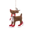 Sale Sass and Belle Skating Rudolph Felt Decoration