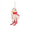 Discount Sass and Belle Skiing Goose Felt Decoration