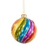 Hot Sass and Belle Spiral Rainbow Bauble