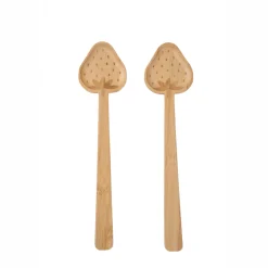Online Sass and Belle Strawberry Bamboo Salad Servers
