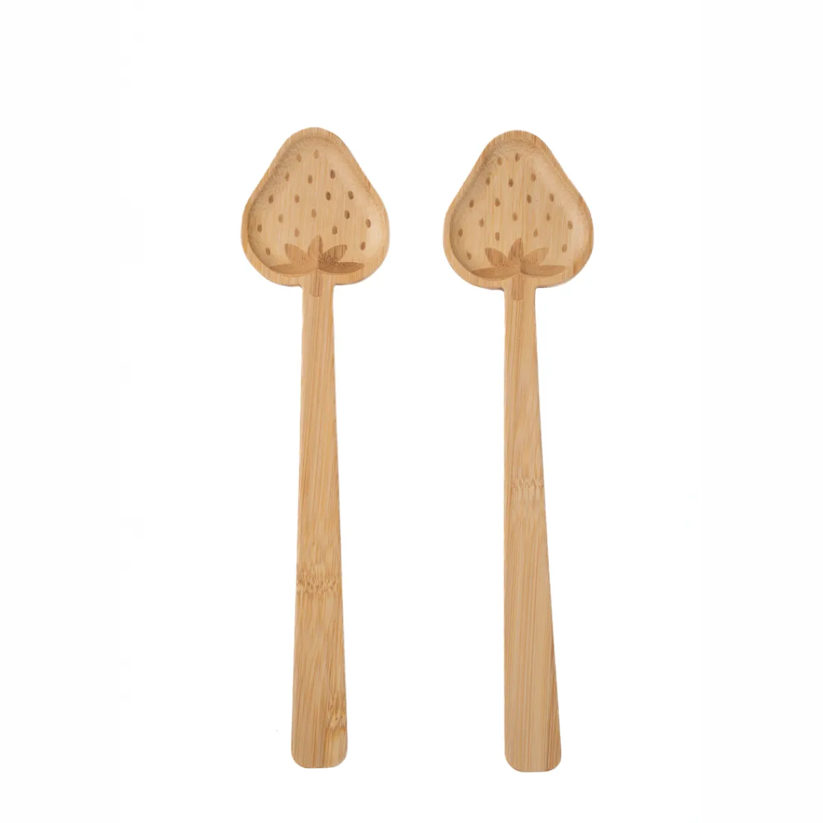 Online Sass and Belle Strawberry Bamboo Salad Servers