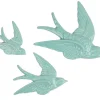 Outlet Sass and Belle Swallow Wall Decorations Duck Egg - Set of 3