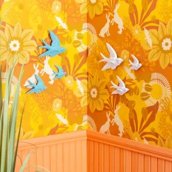 Outlet Sass and Belle Swallow Wall Decorations Duck Egg - Set of 3