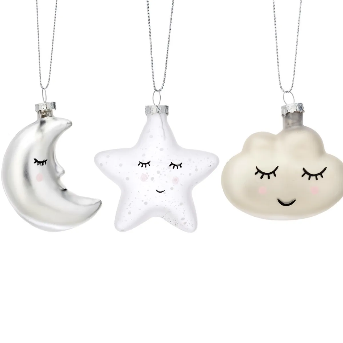 Online Sass and Belle Sweet Dreams Shaped Baubles - Set of 3