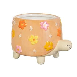 Hot Sass and Belle Tortoise Planter