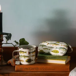 Sale Sass and Belle Vintage Fish Enamel Mug
