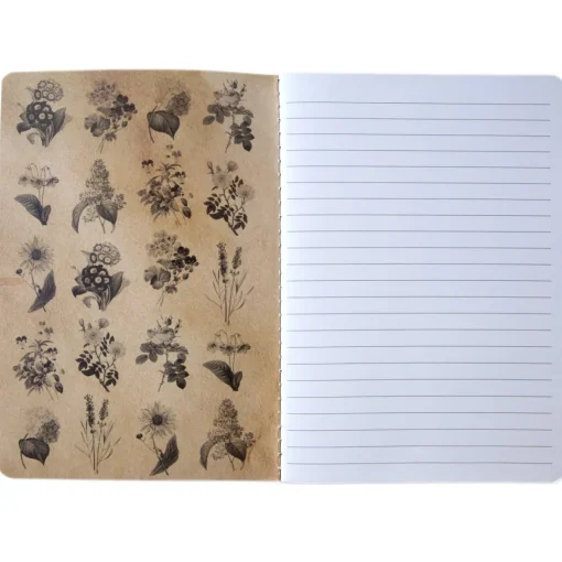 Sass and Belle Vintage Flowers A5 Notebook