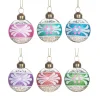 New Sass and Belle Vintage Hand Painted Baubles in a Box - Set of 6