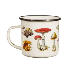 Sass and Belle Vintage Mushroom Enamel Mug