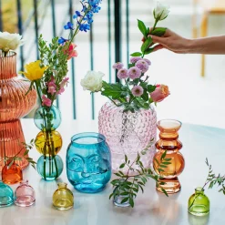 Online Sass and Belle Warm Toned Mini Bud Vases - Set of 3