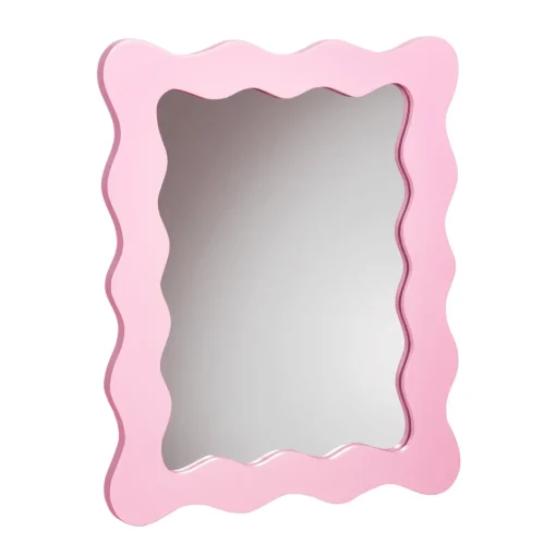 Outlet Sass and Belle Wiggle Border Mirror Pink