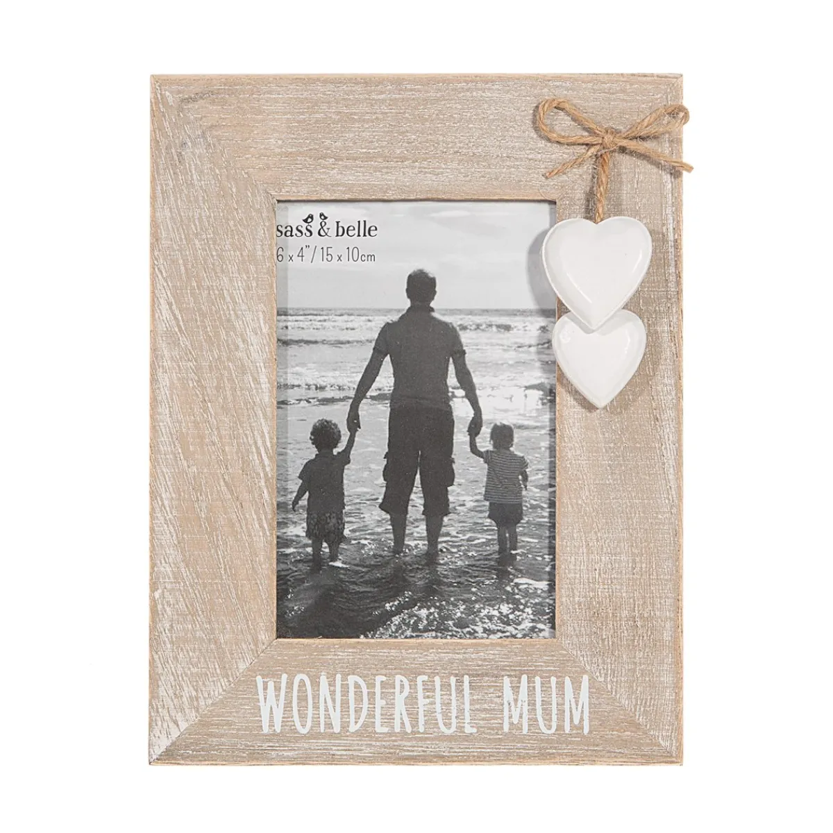 New Sass and Belle Wonderful Mum Heart Frame