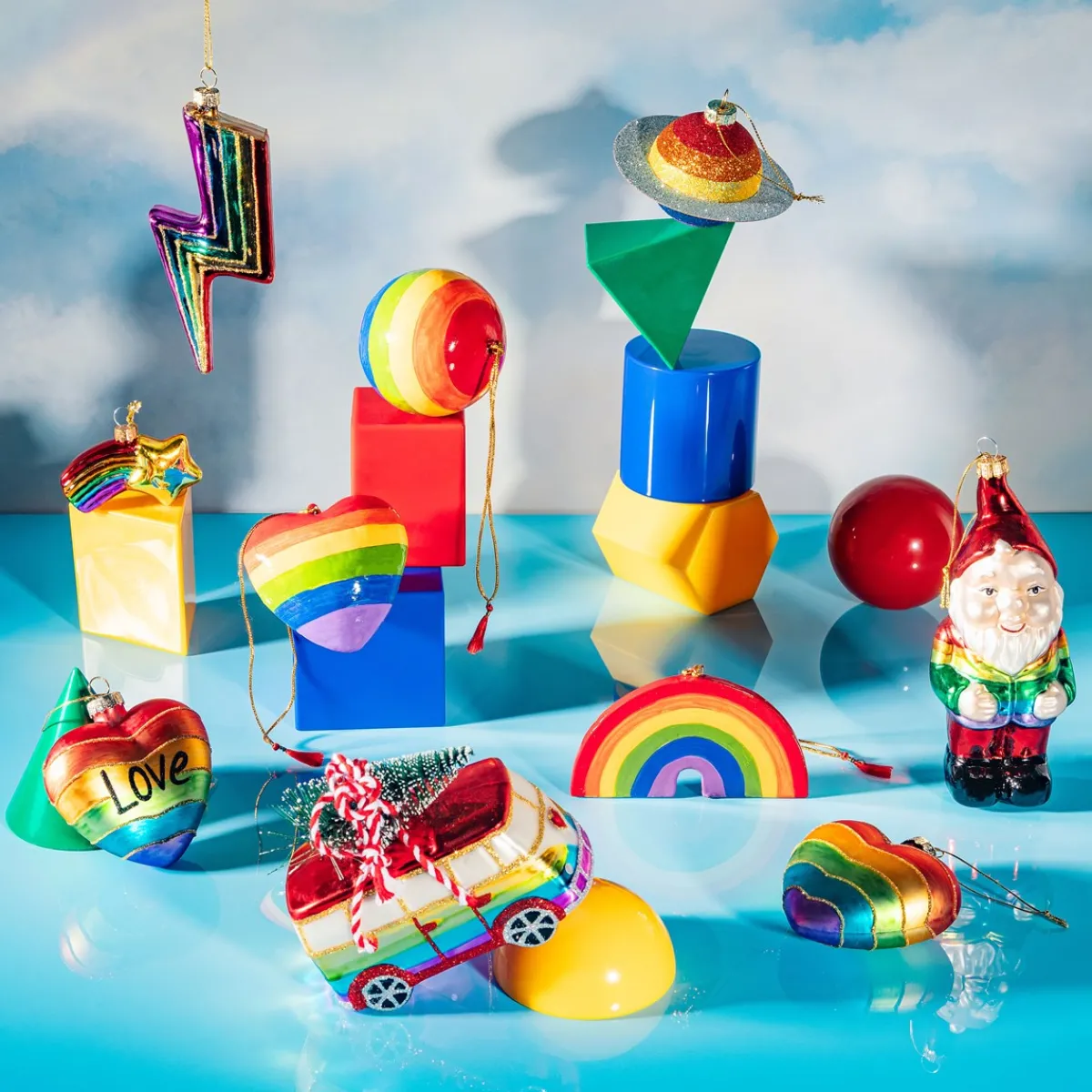 Discount Sass and Belle Wooden Rainbow Hanging Decoration