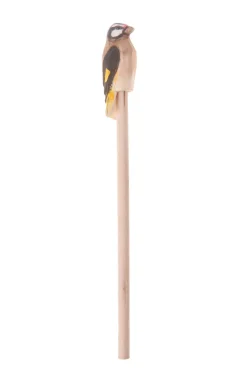 New Sass and Belle Yellow Wooden British Bird Pencil