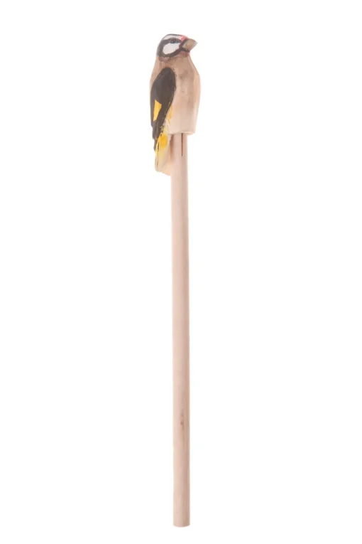New Sass and Belle Yellow Wooden British Bird Pencil